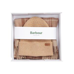 NEW Barbour Aubrey Tartan Scarf & Beanie Gift Set NEW WITH TAGS